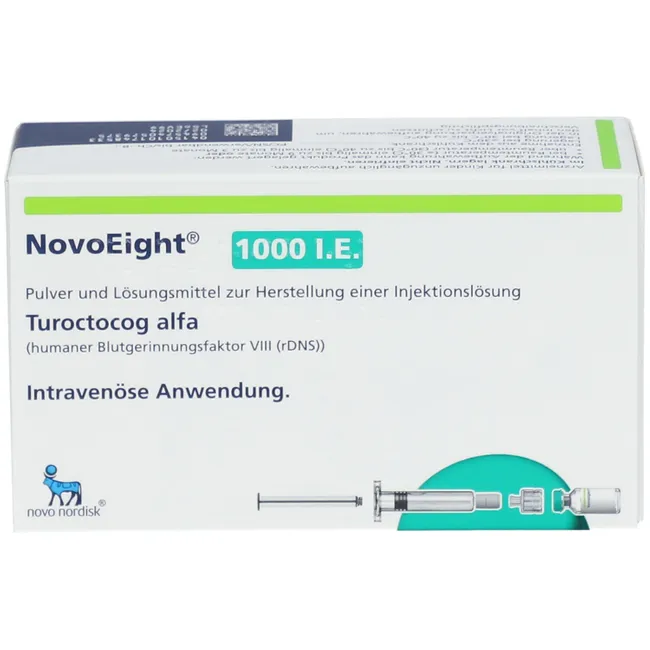 NovoEight® 1000 I.E. 4 ml vial, powder and solvent for solution for injection (Germany)